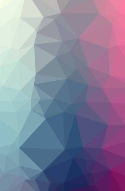 Güzel mavi düşük poli arka plan resmi