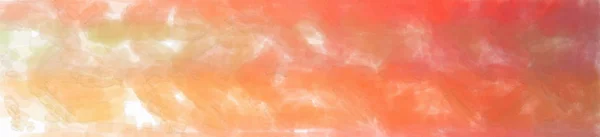 Illustration Von Orangefarbenem Aquarell Mit Wenig Deckung Hintergrund Abstrakte Farbe — Stockfoto