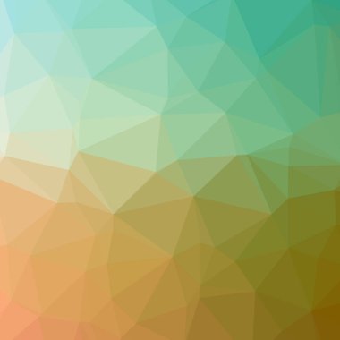 Güzel turuncu düşük poli arka plan resmi