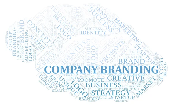 Company Branding word cloud. Wordcloud made with text only.