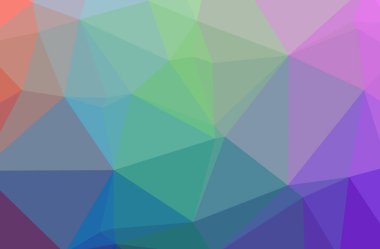 İllüstrasyon Soyut Mavi, pembe, mor, kırmızı yatay düşük poli arka plan. Güzel Çokgen tasarım deseni. İhtiyaçlarınız için yararlı. 