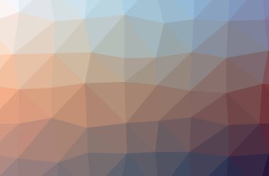 Soyut kahverengi, turuncu yatay düşük poli arka plan resmi. Güzel Çokgen tasarım deseni. İhtiyaçlarınız için yararlı. 