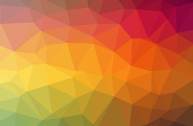 Soyut Orange, Pink, Kırmızı yatay düşük polimer arkaplan. Çok güzel bir çokgen dizaynı. İhtiyaçlarınız için faydalı. 