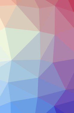 Mavi, kırmızı, yeşil ve sarı dikey düşük poli arka plan resmi. Güzel Çokgen tasarım deseni. İhtiyaçlarınız için yararlı. 