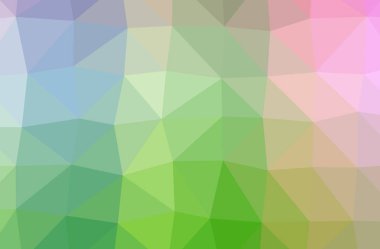 Soyut Yeşil, Pembe, Kırmızı, Sarı, yatay düşük polimer arkaplan. Çok güzel bir çokgen dizaynı. İhtiyaçlarınız için faydalı. 