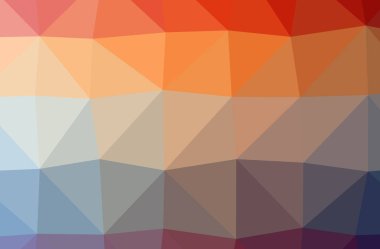 Soyut Turuncu, kırmızı yatay düşük poli arka plan resmi. Güzel Çokgen tasarım deseni. İhtiyaçlarınız için yararlı. 