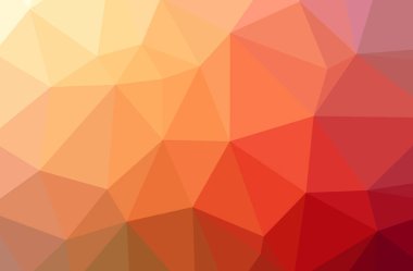 Soyut Orange, Pink, Kırmızı yatay düşük polimer arkaplan. Çok güzel bir çokgen dizaynı. İhtiyaçlarınız için faydalı. 