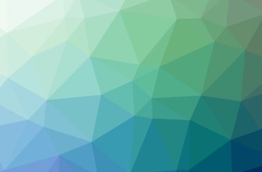 Soyut mavi, yeşil ve sarı yatay düşük polimer arkaplan. Çok güzel bir çokgen dizaynı. İhtiyaçlarınız için faydalı. 