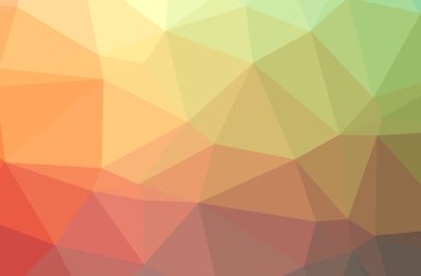 Soyut Yeşil, Turuncu, Sarı yatay düşük polyester arkaplan. Çok güzel bir çokgen dizaynı. İhtiyaçlarınız için faydalı. 