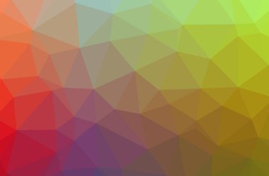 Soyut Yeşil, Turuncu, Pembe, Kırmızı yatay düşük polyester arkaplan. Çok güzel bir çokgen dizaynı. İhtiyaçlarınız için faydalı. 