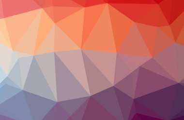 Soyut düşük poli kırmızı yatay arka plan resmi