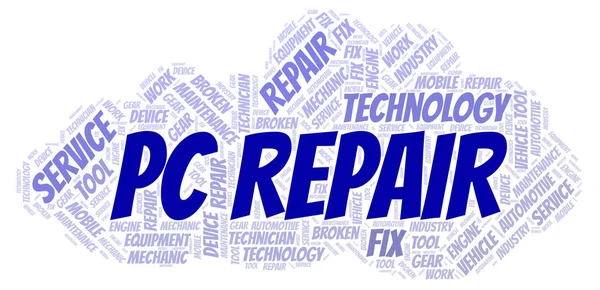 Repair Word Cloud Wordcloud Made Text Only — Stock Photo, Image