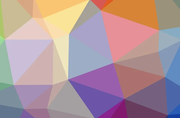 Illustration Abstract Orange Purple Yellow Horizontal Low Poly Background Beautiful — Stock Photo, Image