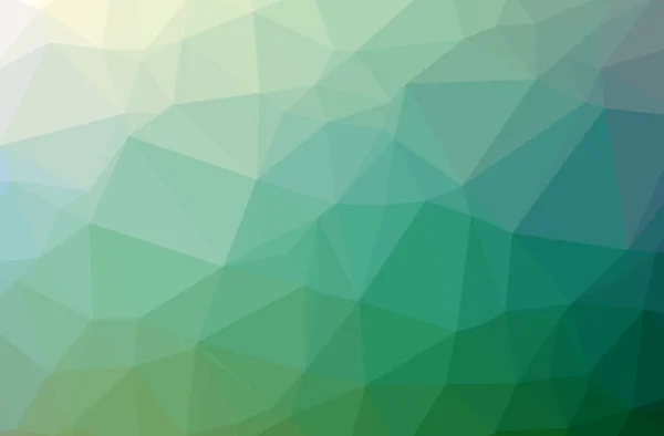 Ilustrace Abstraktního Modrého Zeleného Horizontálního Nízkého Poly Pozadí Krásný Polygonový — Stock fotografie