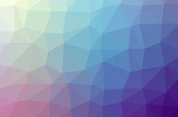 Illustration of abstract Blue And Purple horizontal low poly background. Beautiful polygon design pattern. Useful for your needs.