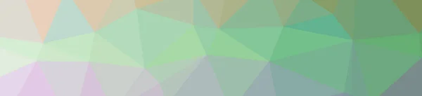 Ilustrace Abstraktního Zeleného Praporu Nízkého Poly Pozadí Krásný Polygonový Vzor — Stock fotografie