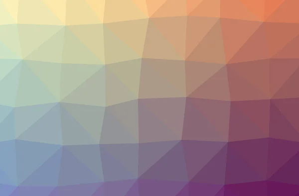 Ilustrace Abstraktního Oranžového Vodorovného Nízkého Poly Pozadí Krásný Polygonový Vzor — Stock fotografie