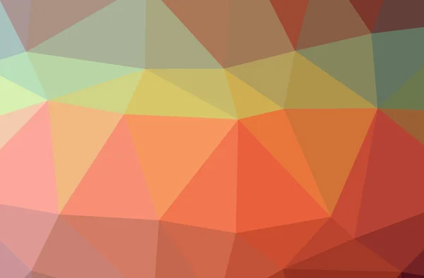Illustration Abstract Red Yellow Horizontal Low Poly Background Beautiful Polygon — Stock Photo, Image