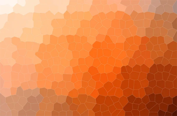 Illustrazione Astratta Orange Little Hexagon Sfondo Orizzontale — Foto Stock