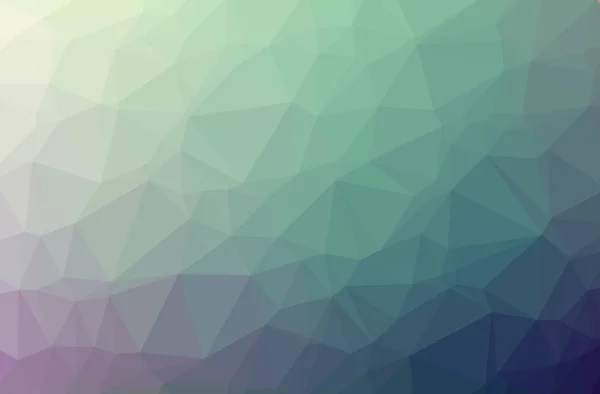 Ілюстрація Абстрактного Синього Зеленого Горизонтального Низького Поля Чудовий Багатокутник Корисна — стокове фото