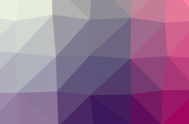 İllüstrasyon soyut pembe, mor, kırmızı yatay düşük poli arka plan. Güzel Çokgen tasarım deseni. İhtiyaçlarınız için yararlı. 