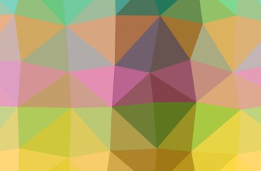 Soyut Yeşil, Turuncu, Sarı yatay düşük polyester arkaplan. Çok güzel bir çokgen dizaynı. İhtiyaçlarınız için faydalı. 