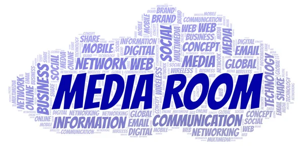 Media Kamer Word Cloud Word Cloud Gemaakt Met Alleen Tekst — Stockfoto