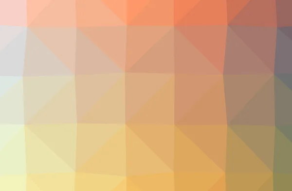 Ilustración Fondo Polivinílico Horizontal Naranja Abstracto Hermoso Patrón Diseño Polígono —  Fotos de Stock