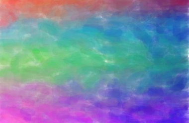 Soyut Mavi, mor ve yeşil suluboya arka plan resmi.