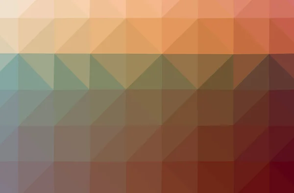 Abbildung Des Abstrakten Horizontalen Hintergrundes Low Poly Orange — Stockfoto