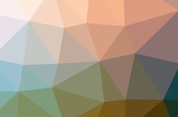 Illustration Abstract Orange Horizontal Low Poly Background Beautiful Polygon Design — Stock Photo, Image