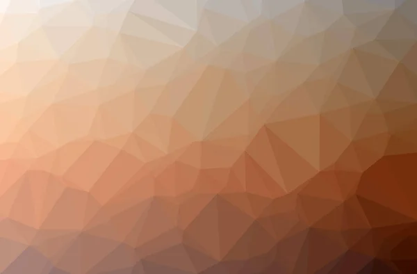 Illustratie Van Abstracte Oranje Horizontale Lage Poly Achtergrond Mooi Polygon — Stockfoto