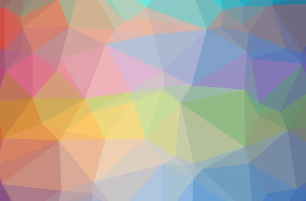Illustration Abstract Blue Orange Horizontal Low Poly Background Beautiful Polygon — Stock Photo, Image