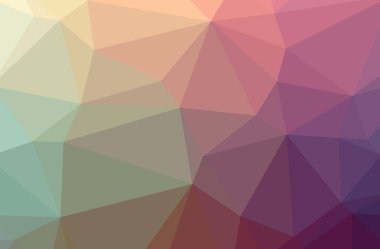 İllüstrasyon soyut yeşil pembe, sarı yatay düşük poli arka plan. Güzel Çokgen tasarım deseni. İhtiyaçlarınız için yararlı. 