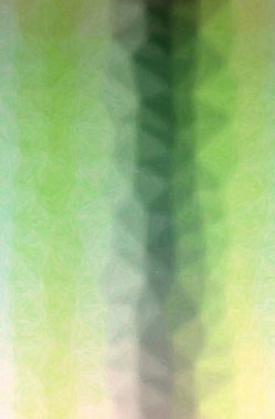 Resimde yeşil soyut, koyu renk boya arka plan sarı.