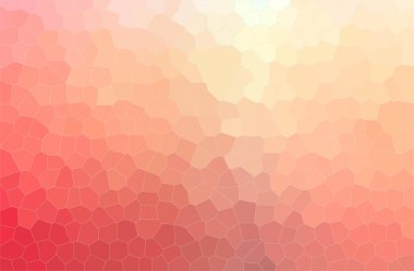 Kırmızı Küçük Altıgen arkaplanının soyut çizimi.