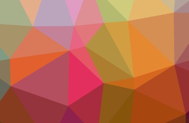 Soyut Orange, Pink, Kırmızı yatay düşük polimer arkaplan. Çok güzel bir çokgen dizaynı. İhtiyaçlarınız için faydalı. 