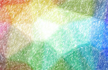 Mavi, turuncu Soyut Renk Kalem arkaplanının soyut çizimi.