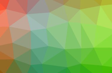 Soyut Yeşil, Kırmızı, Sarı, Yatay Düşük Yalan Makinesi arkaplanı. Çok güzel bir çokgen dizaynı. İhtiyaçlarınız için faydalı. 