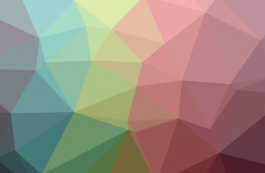 Soyut Mavi, Yeşil, Kırmızı, yatay düşük polimer arkaplan. Çok güzel bir çokgen dizaynı. İhtiyaçlarınız için faydalı. 