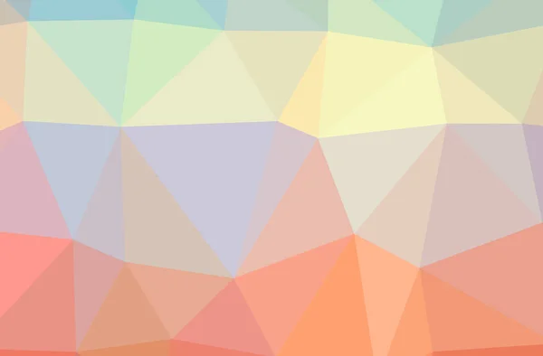 Illustration Abstract Orange Yellow Horizontal Low Poly Background Beautiful Polygon — Stock Photo, Image