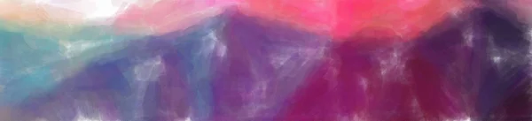 Abstrakte Darstellung Des Grünen Violetten Aquarell Hintergrundes — Stockfoto