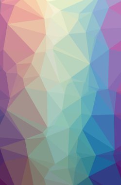 Mavi, sarı, kırmızı ve yeşil dikey düşük poli arka plan resmi. Güzel Çokgen tasarım deseni. İhtiyaçlarınız için yararlı. 