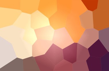 Soyut Turuncu, pembe, kırmızı dev altıgen arka plan resmi.