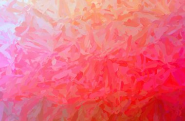 Kırmızı Empresyonist Impasto arkaplanının soyut çizimi.