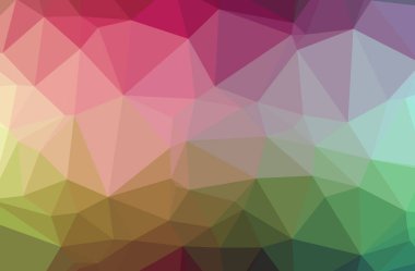 İllüstrasyon Soyut Mavi, yeşil, turuncu yatay düşük poli arka plan. Güzel Çokgen tasarım deseni. İhtiyaçlarınız için yararlı. 