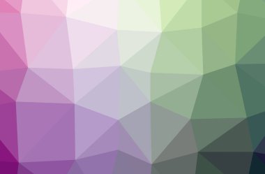 Soyut Yeşil, Mor yatay düşük polimerli arka plan. Çok güzel bir çokgen dizaynı. İhtiyaçlarınız için faydalı. 