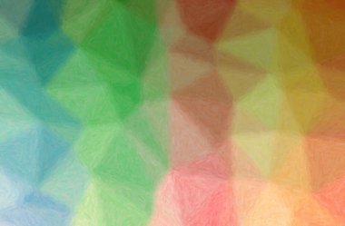 Yeşil, turuncu, sarı Impasto arkaplanının soyut çizimi.