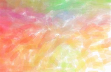 Orange illüstrasyon soyut, suluboya arka plan sarı.