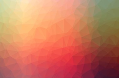 Soyut Turuncu, pembe, kırmızı, sarı yatay düşük poli arka plan resmi. Güzel Çokgen tasarım deseni. İhtiyaçlarınız için yararlı. 